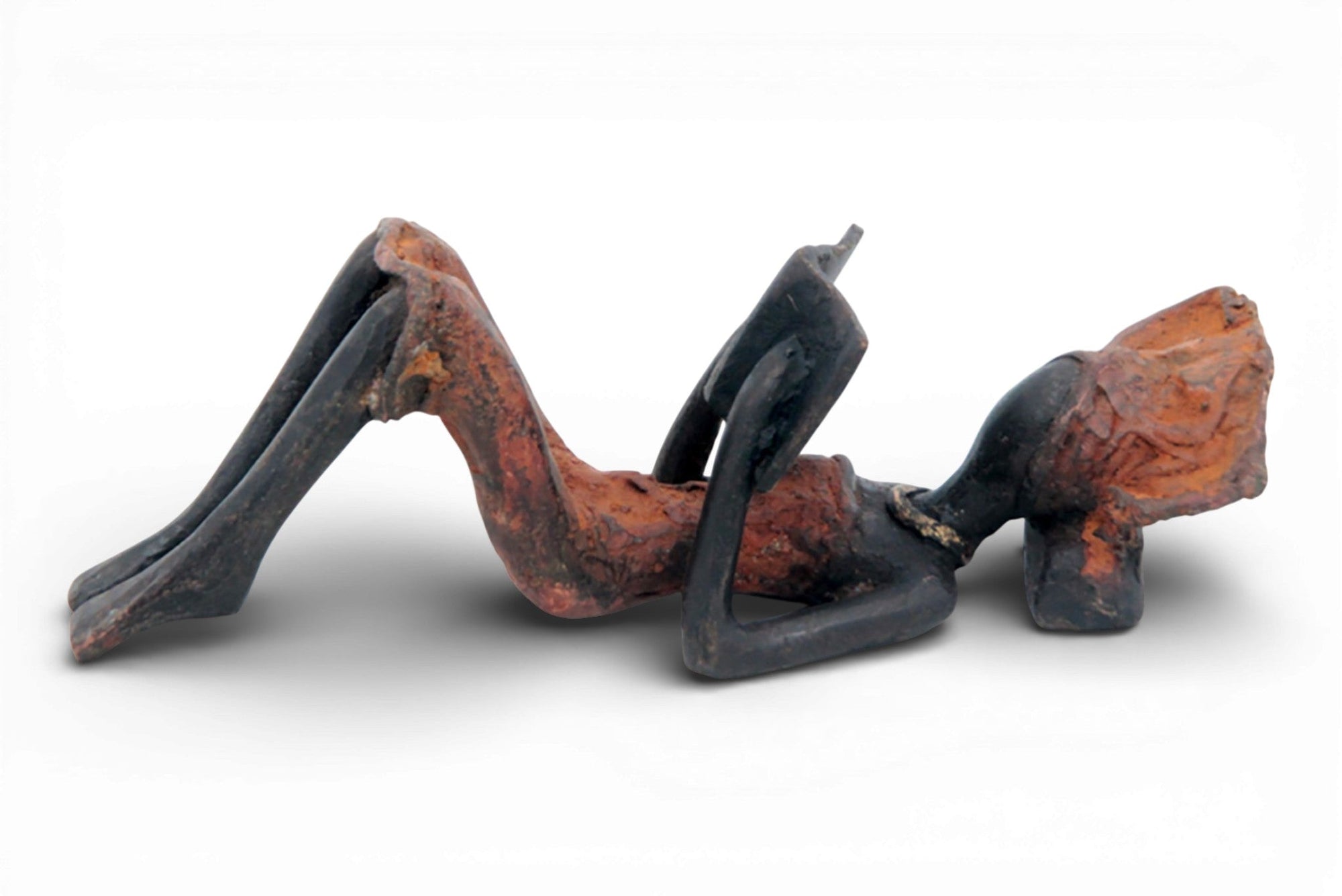 Bronze allongé 20 cm marron n°8 