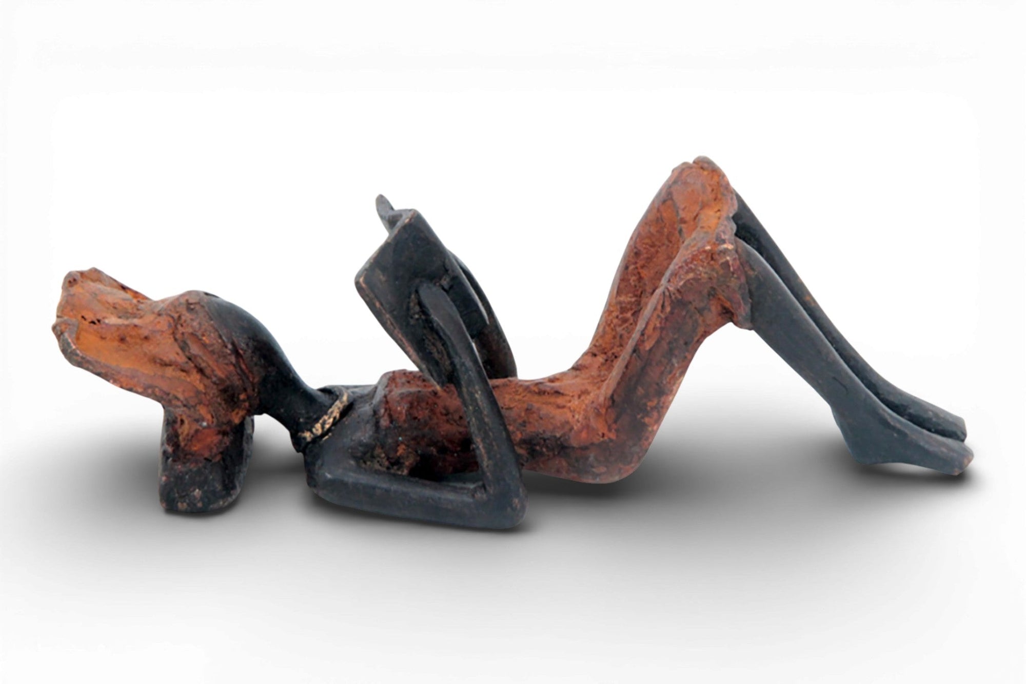 Bronze allongé 20 cm marron n°8 