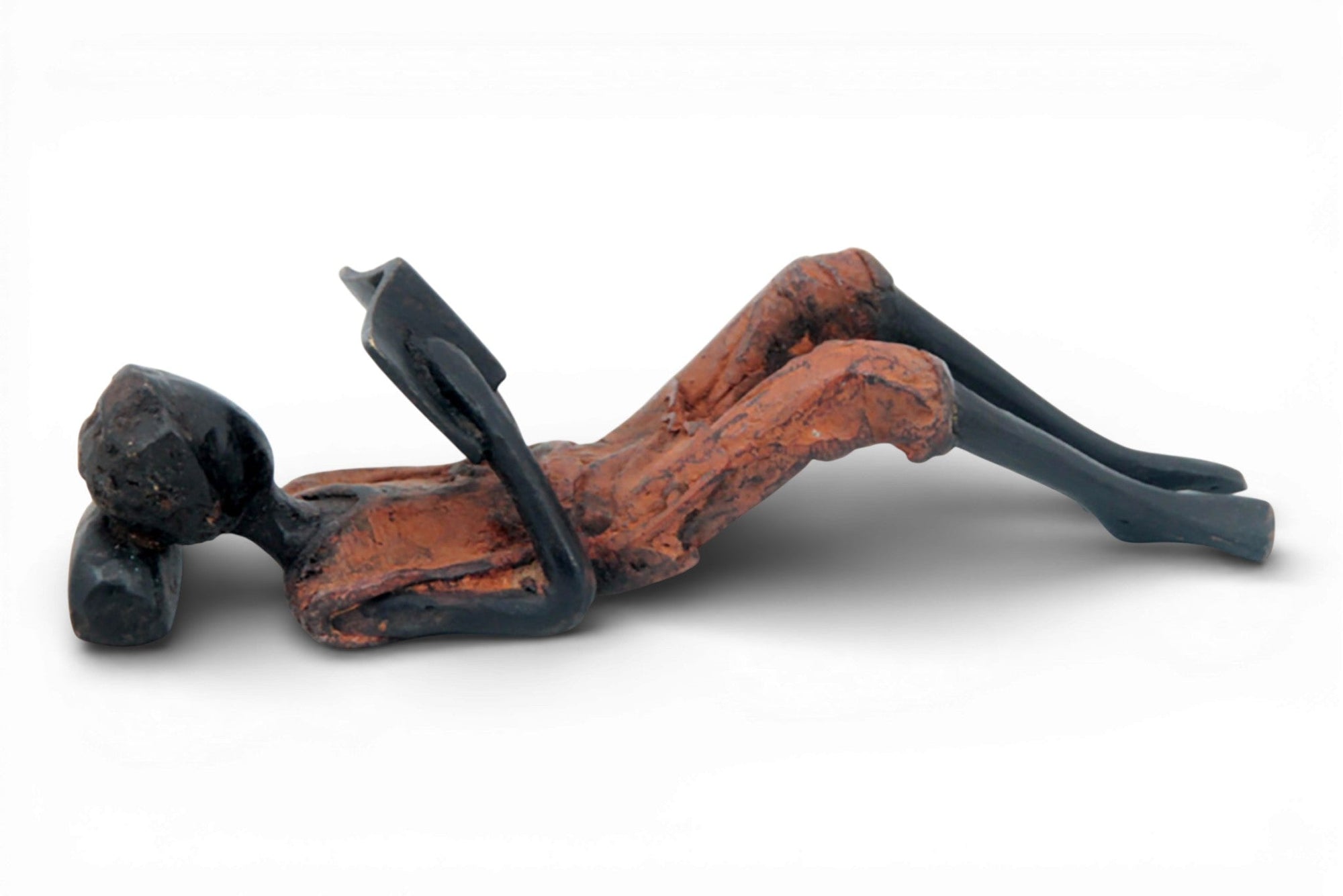 Bronze allongé 20 cm marron n°9 