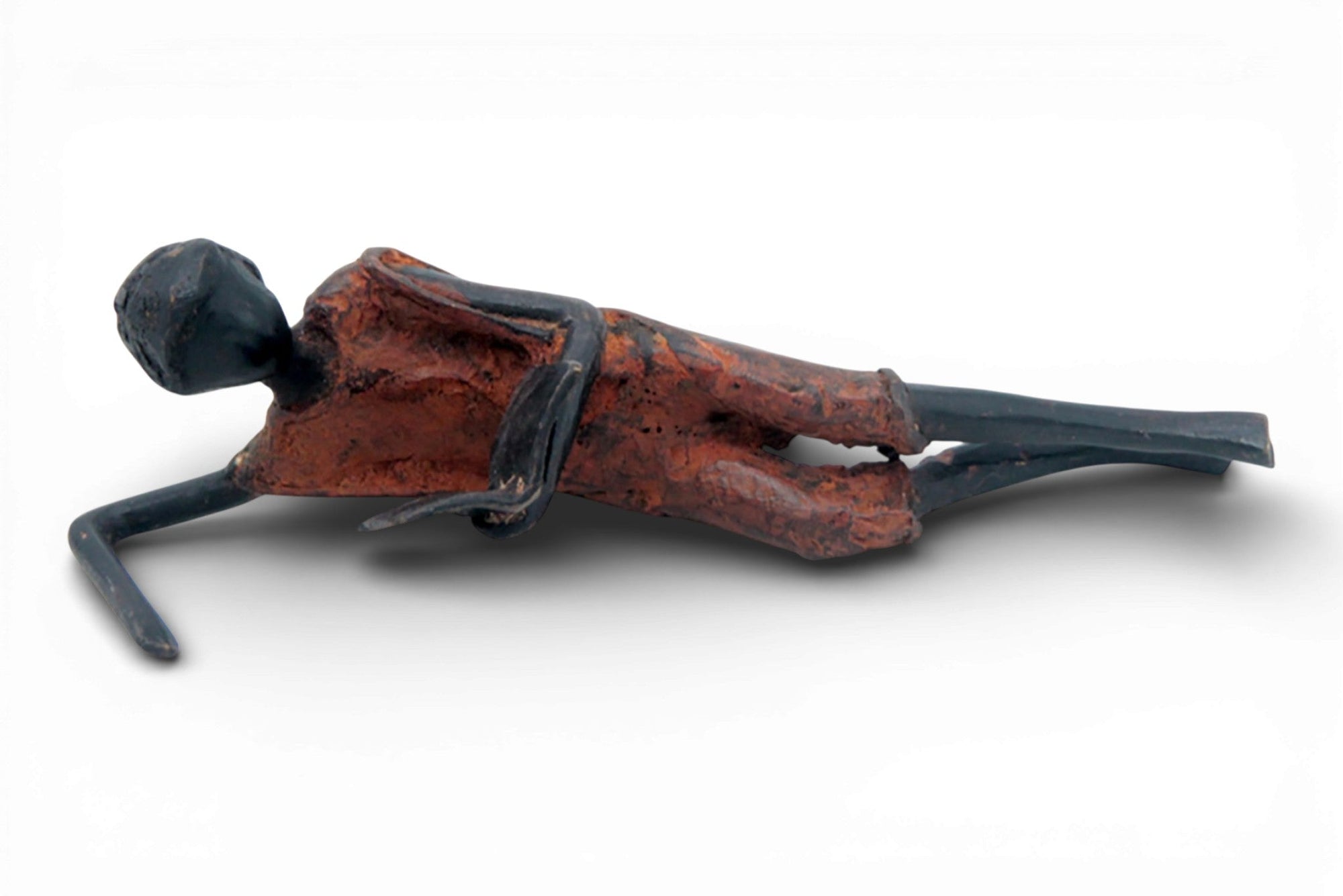 Bronze allongé 20 cm marron n°11 