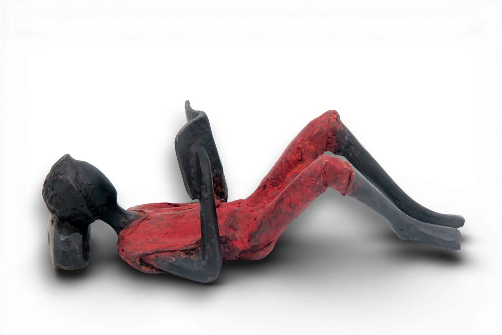 Bronze allongé 20 cm rouge n°6 