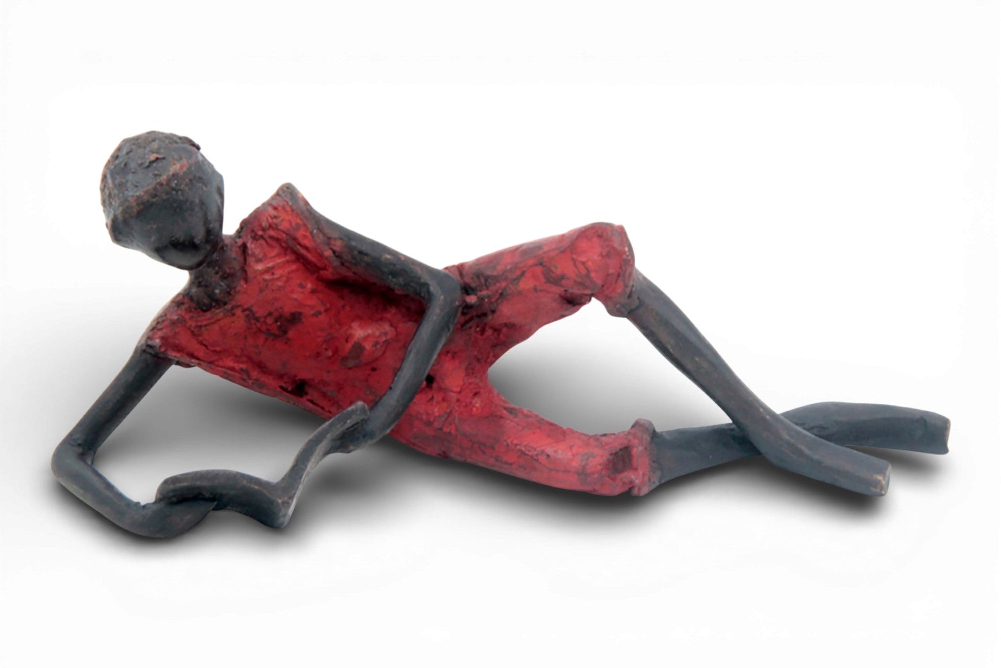 Bronze allongé 20 cm rouge n°8 
