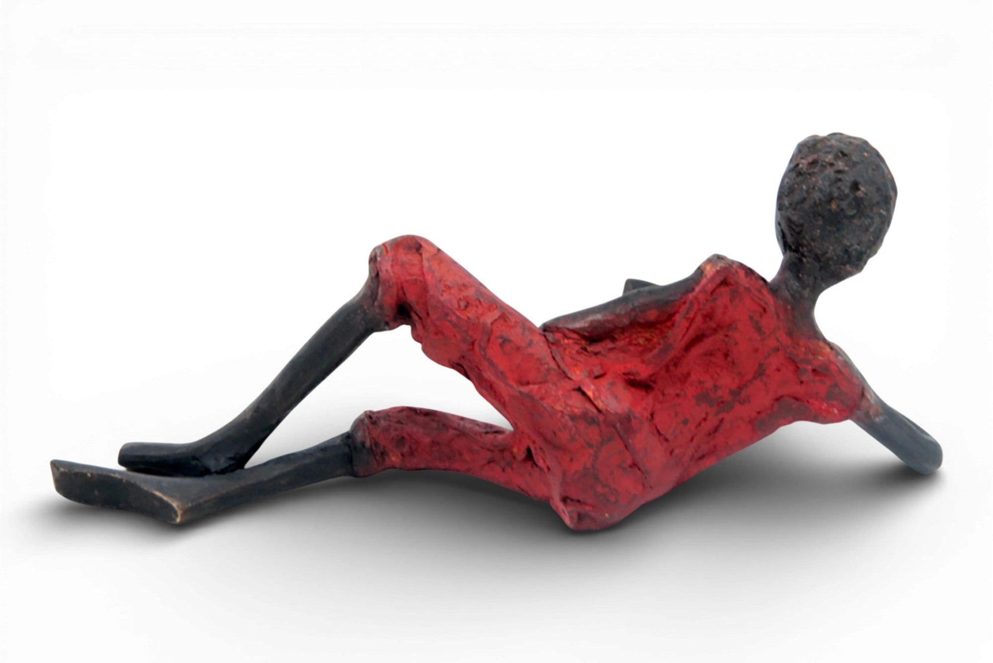 Bronze allongé 20 cm rouge n°8 