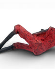 Bronze allongé 20 cm rouge n°8 
