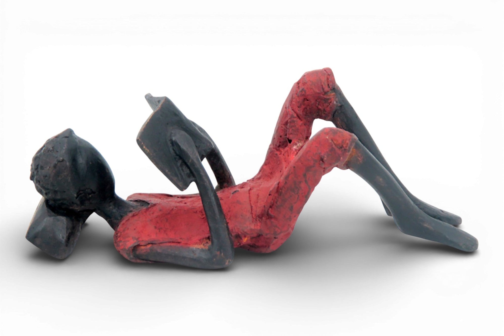 Bronze allongé 20 cm rouge n°12 