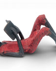 Bronze allongé 20 cm rouge n°12 