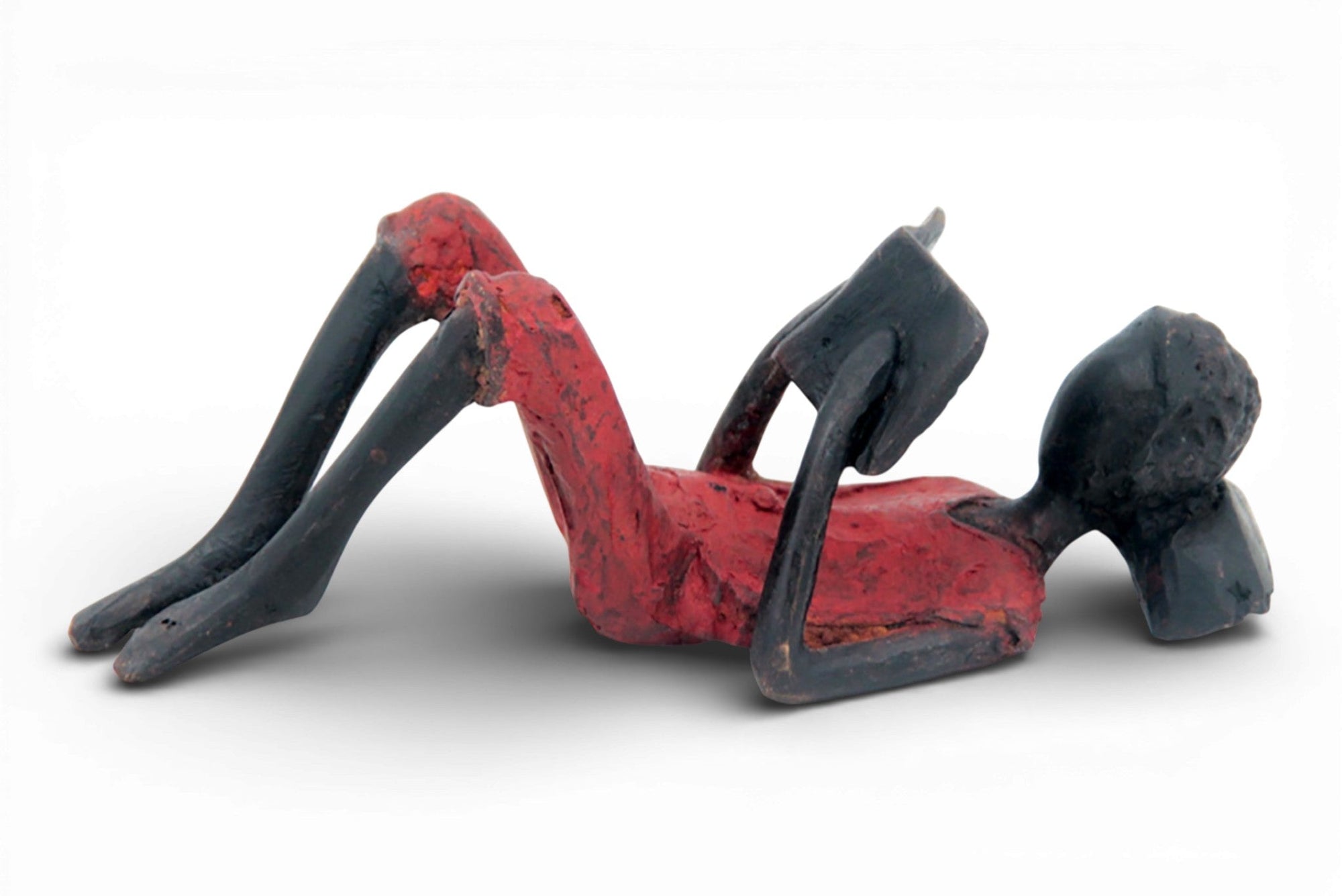 Bronze allongé 20 cm rouge n°12 