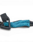 Bronze allongé 20 cm bleu n°4 