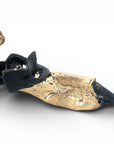 Bronze allongé 20 cm doré n°1 