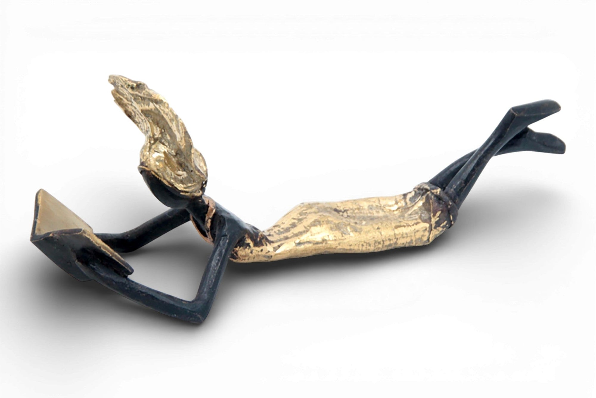 Bronze allongé 20 cm doré n°3 