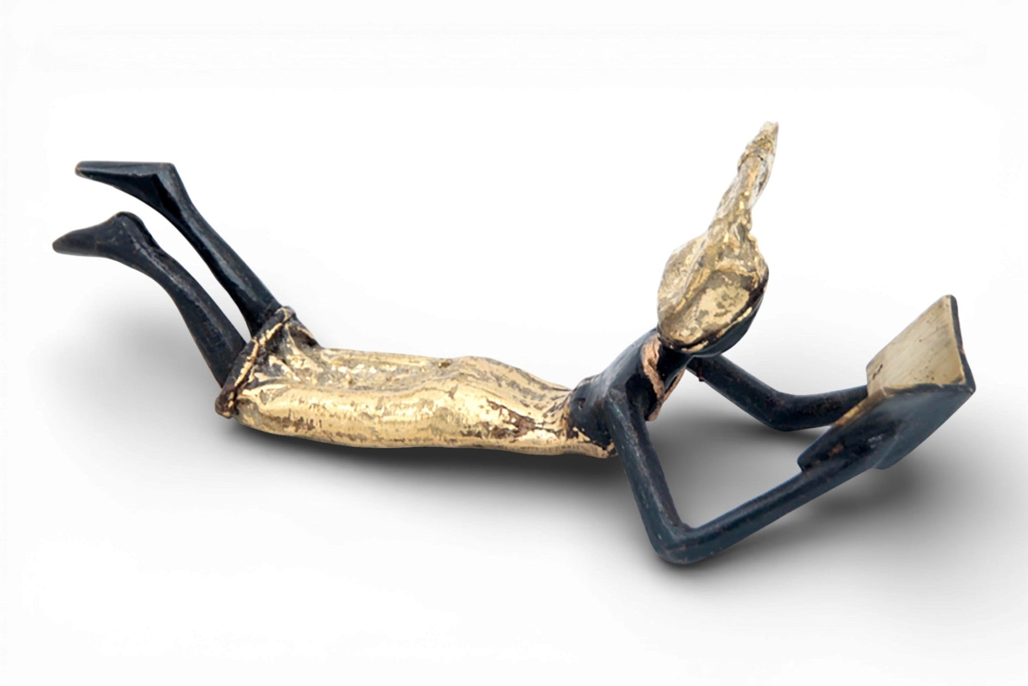 Bronze allongé 20 cm doré n°3 