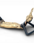 Bronze allongé 20 cm doré n°3 