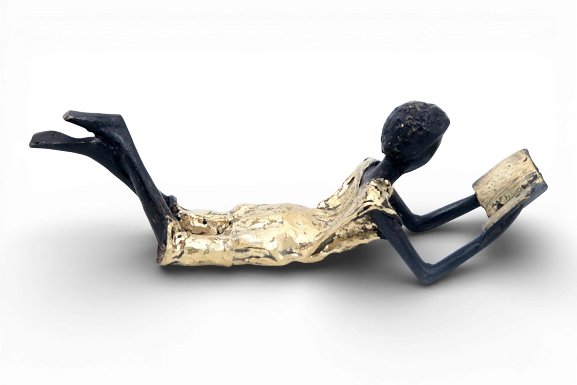 Bronze allongé 20 cm doré n°4 
