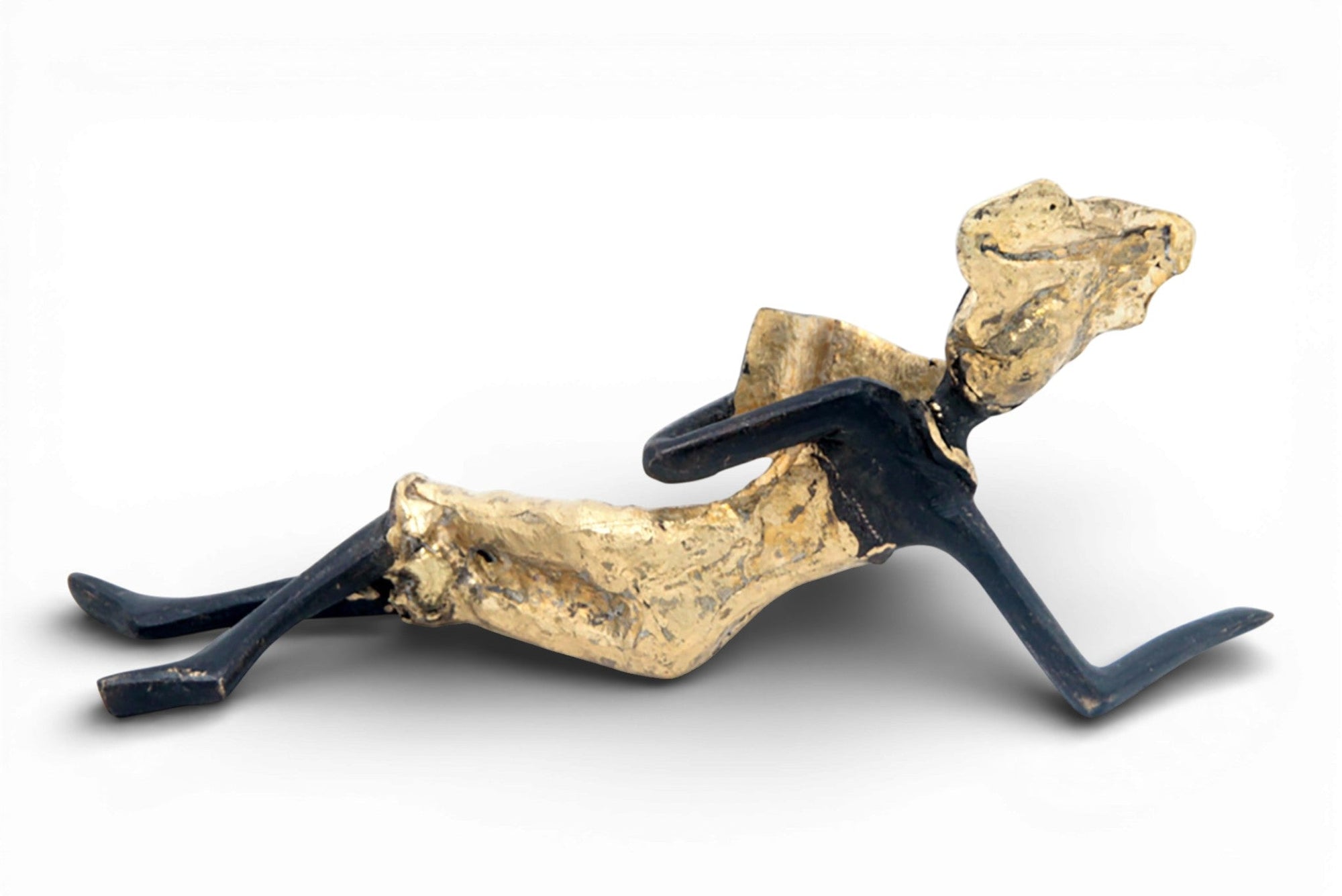 Bronze allongé 20 cm doré n°7 
