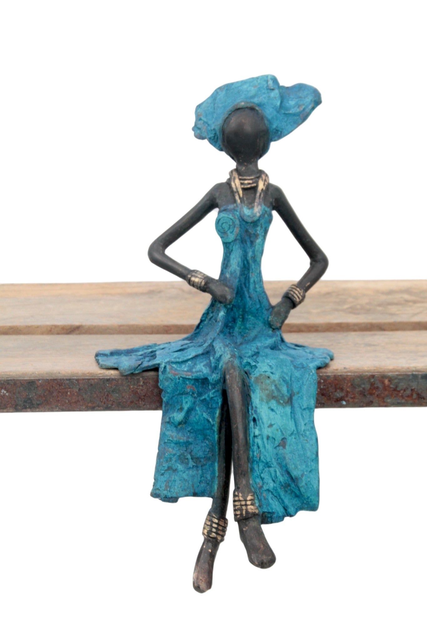 Bronze assis 205cm bleu n°18 