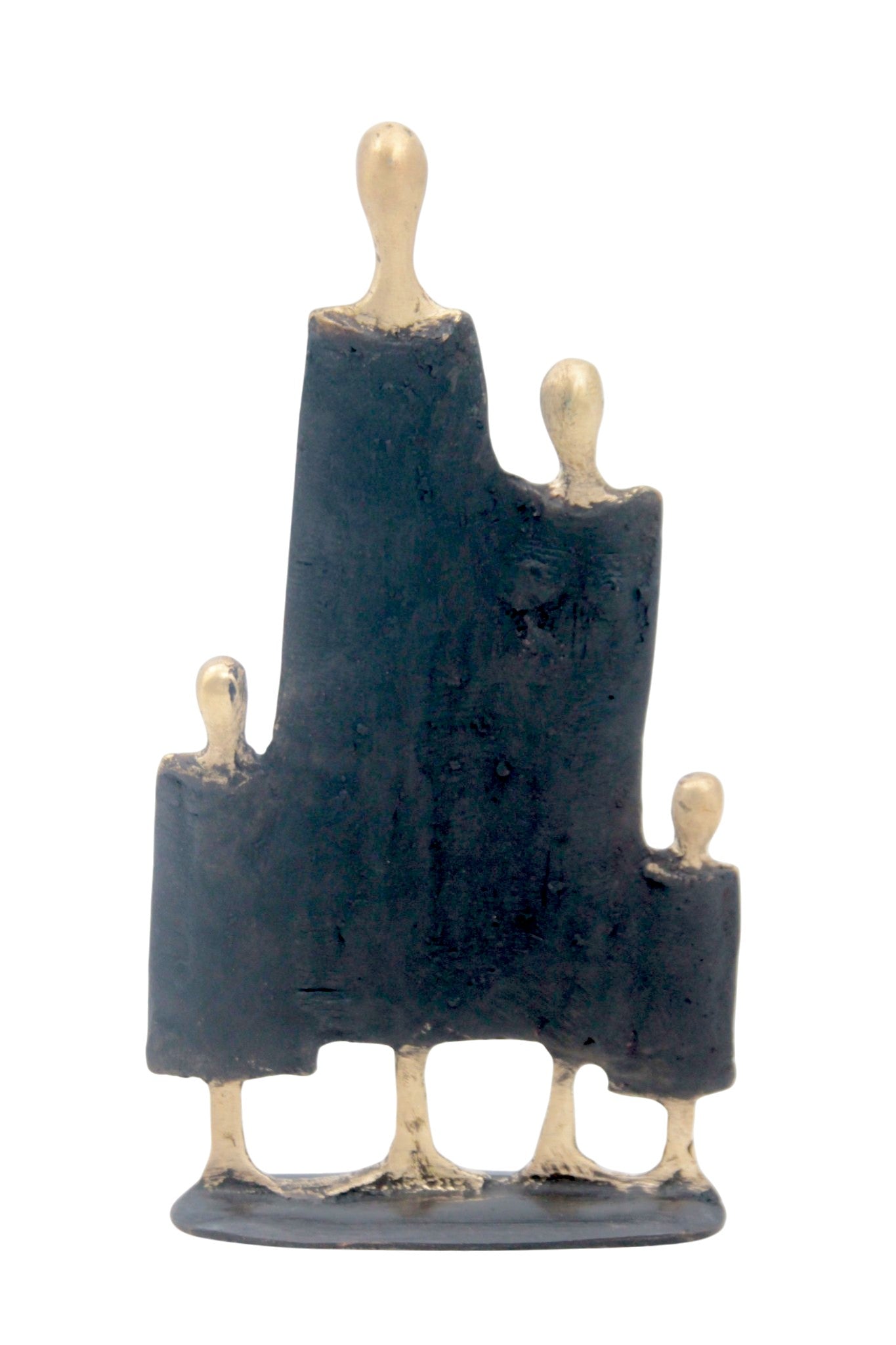 Famille 4 personnages black & gold n°1 