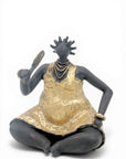 Bronze Big Mama 20 cm doré n°4 