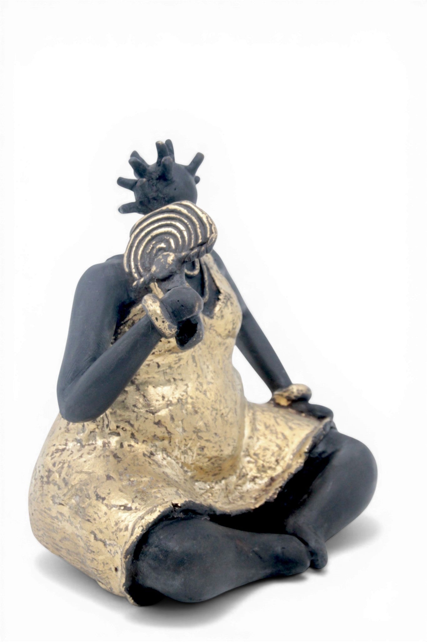 Bronze Big Mama 20 cm doré n°4 