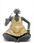 Bronze Big Mama 20 cm doré n°4 