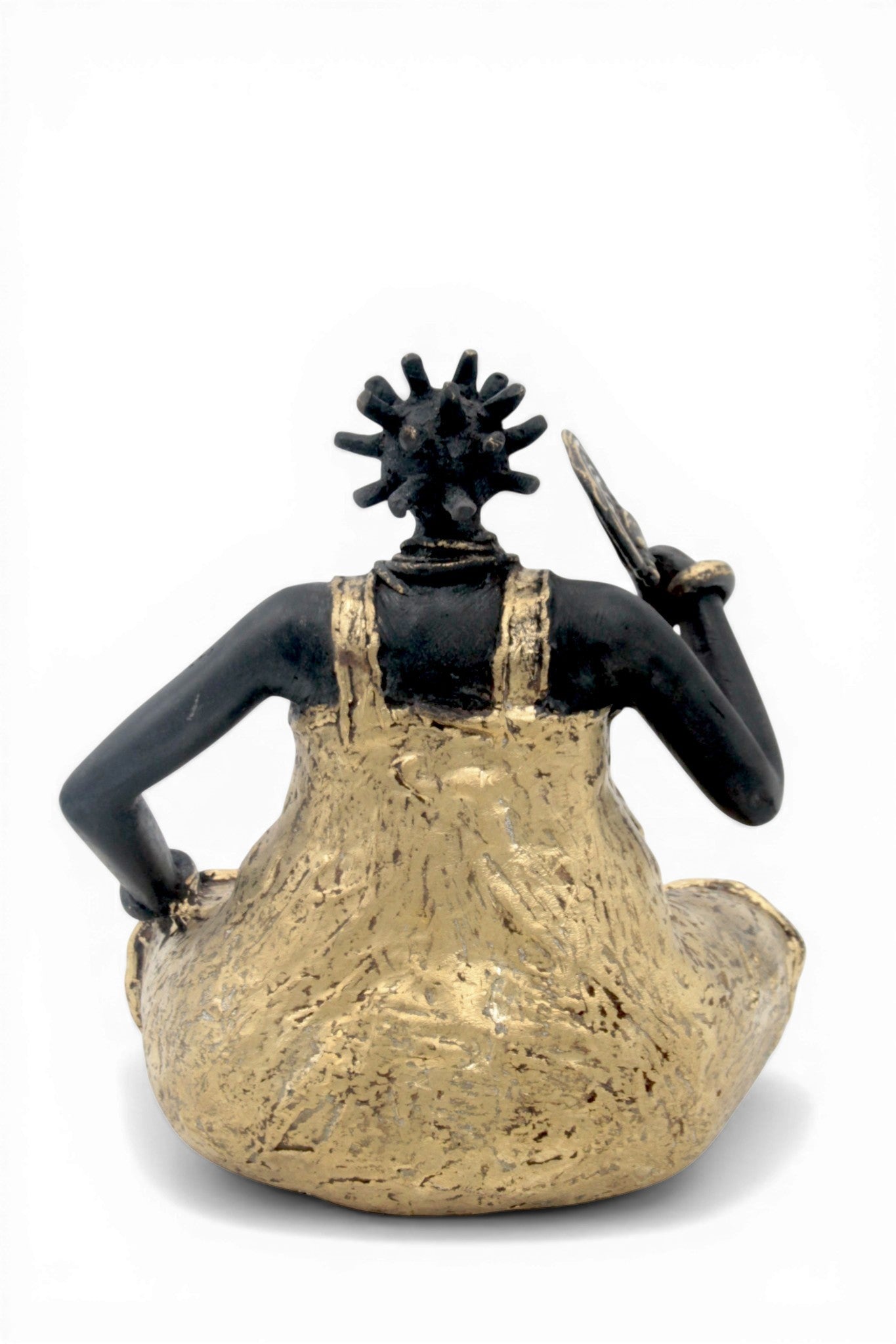 Bronze Big Mama 20 cm doré n°4 