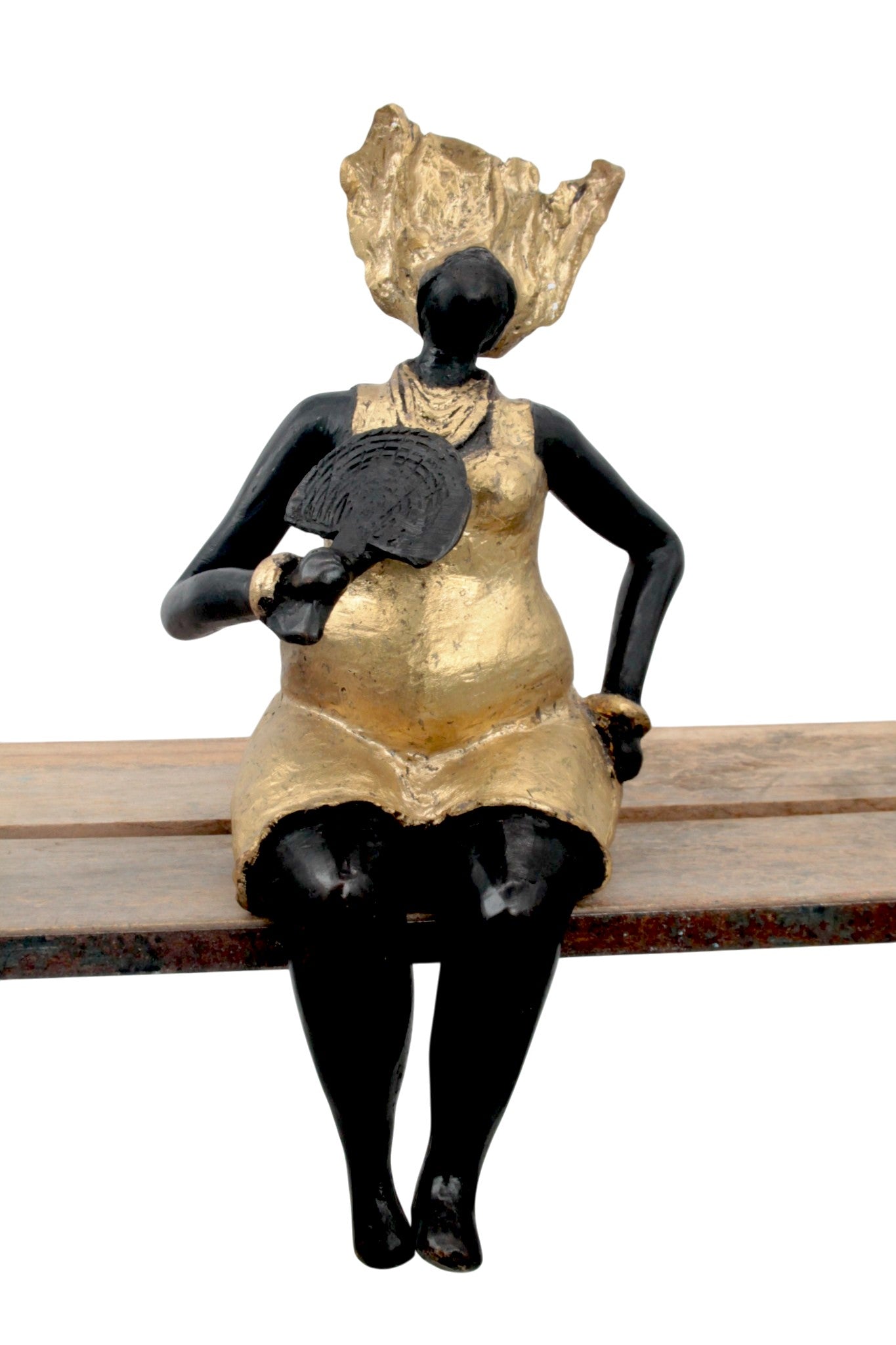 Bronze Big Mama 25 cm doré n°1 
