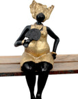 Bronze Big Mama 25 cm doré n°1 