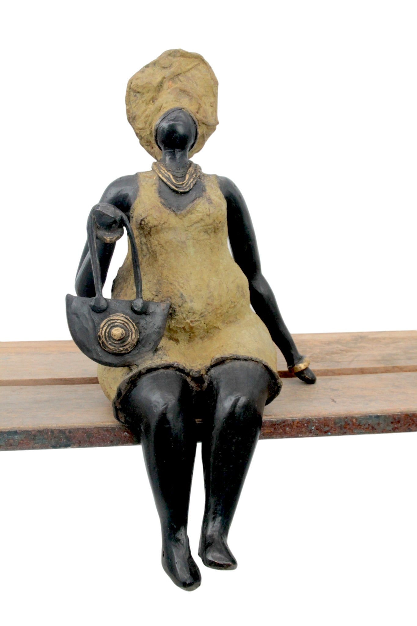 Bronze Big Mama 25 cm vert n°2 