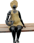 Bronze Big Mama 25 cm vert n°2 