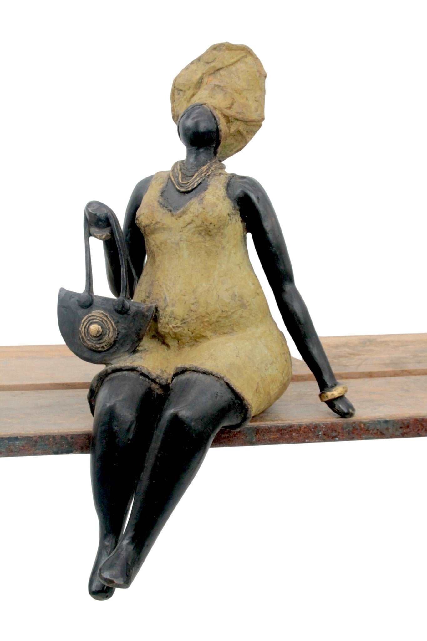 Bronze Big Mama 25 cm vert n°2 