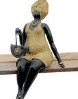 Bronze Big Mama 25 cm vert n°2 