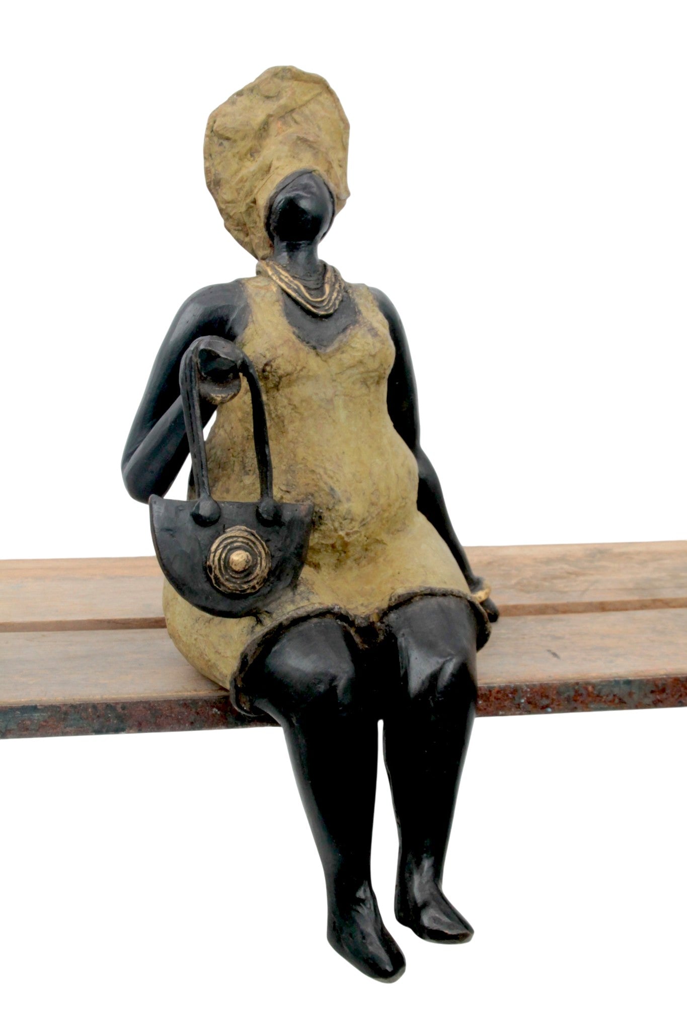 Bronze Big Mama 25 cm vert n°2 