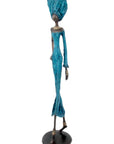 Bronze 55 cm bleu n°4 