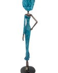 Bronze 55 cm bleu n°4 