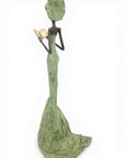 Bronze sans socle 55 cm vert n°2 