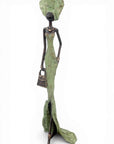 Bronze sans socle 55 cm vert n°3 