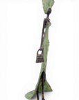 Bronze sans socle 55 cm vert n°3 