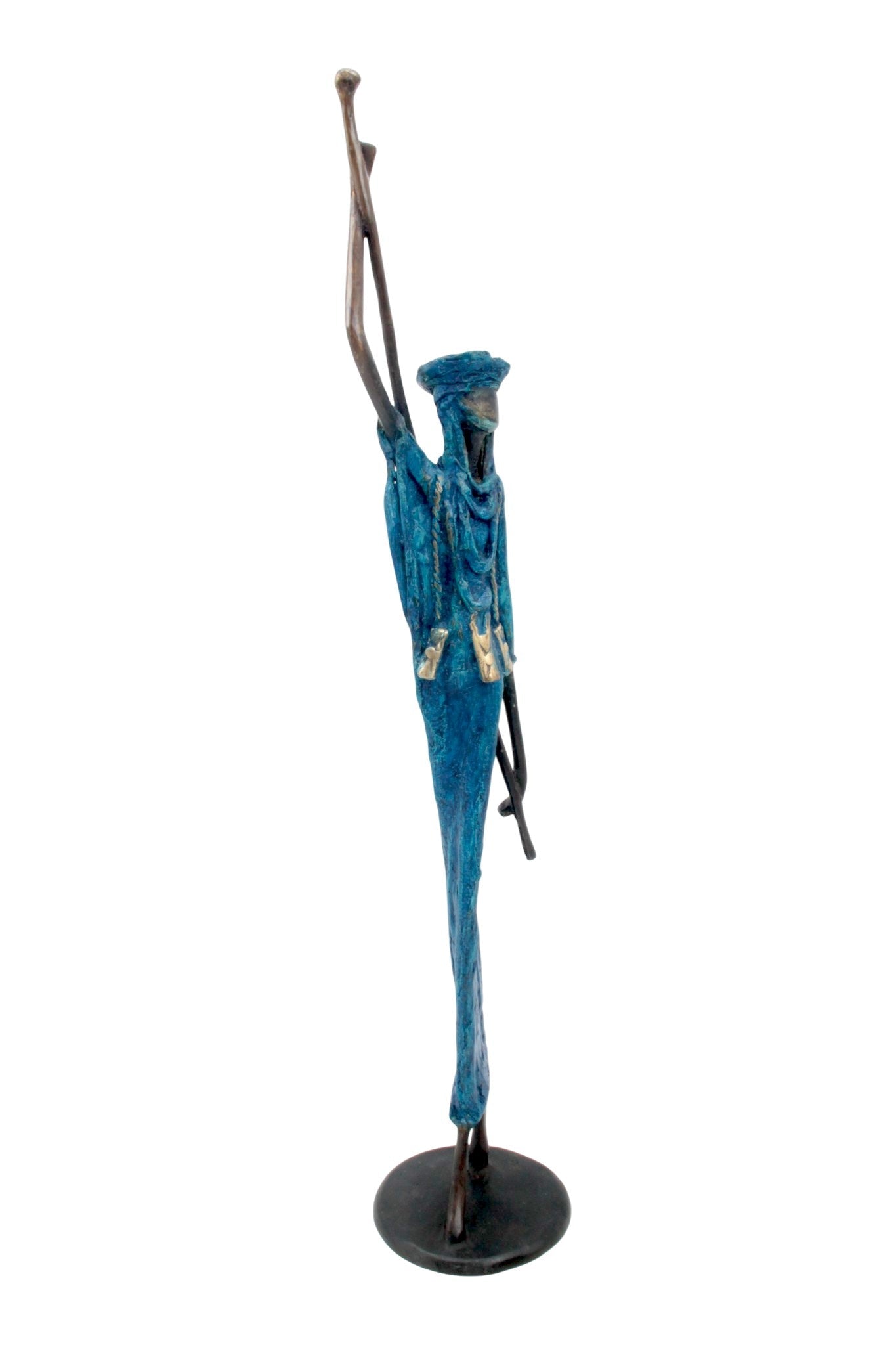 Bronze 55 cm bleu n°6 