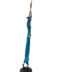 Bronze 55 cm bleu n°6 
