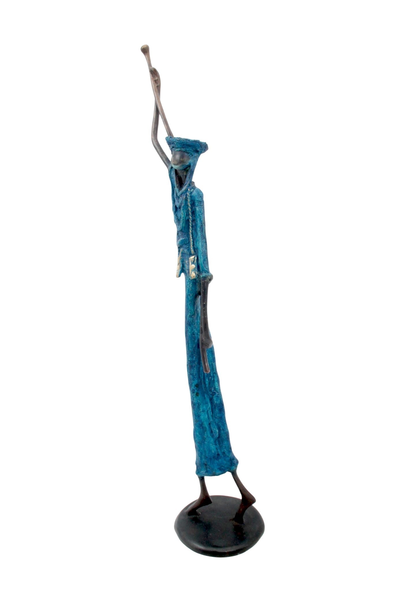 Bronze 55 cm bleu n°6 