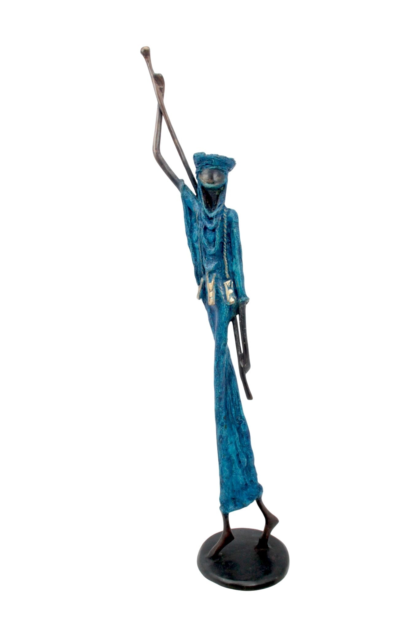 Bronze 55 cm bleu n°6 