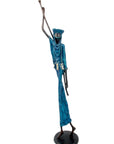 Bronze 55 cm bleu n°6 