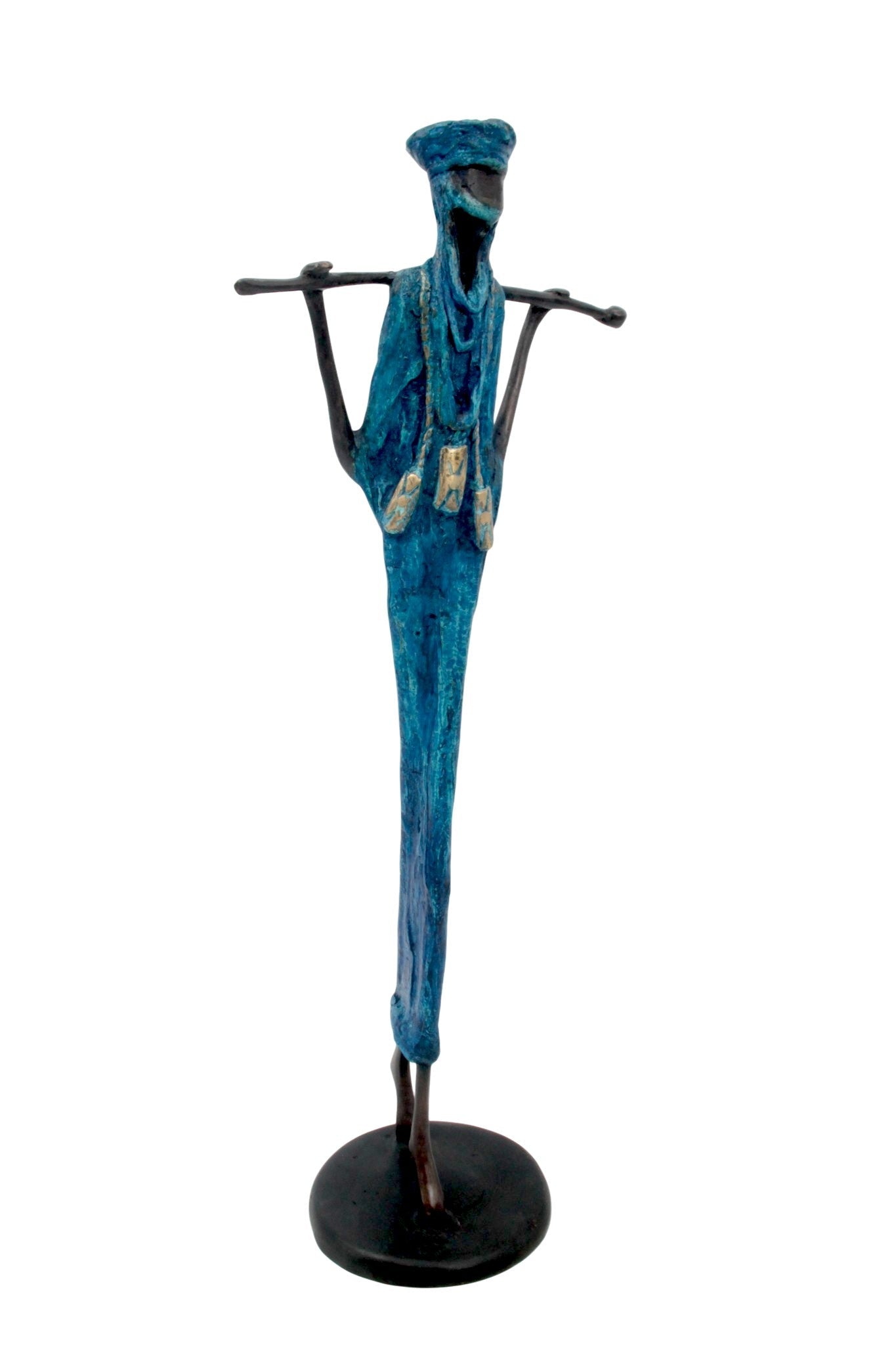 Bronze 55 cm bleu n°7 