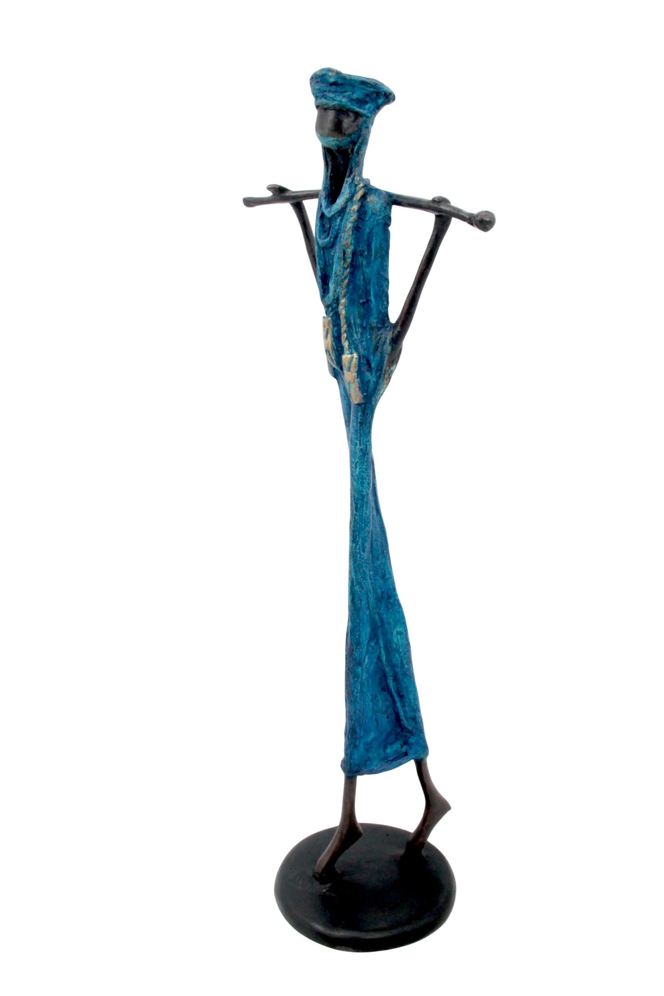 Bronze 55 cm bleu n°7 