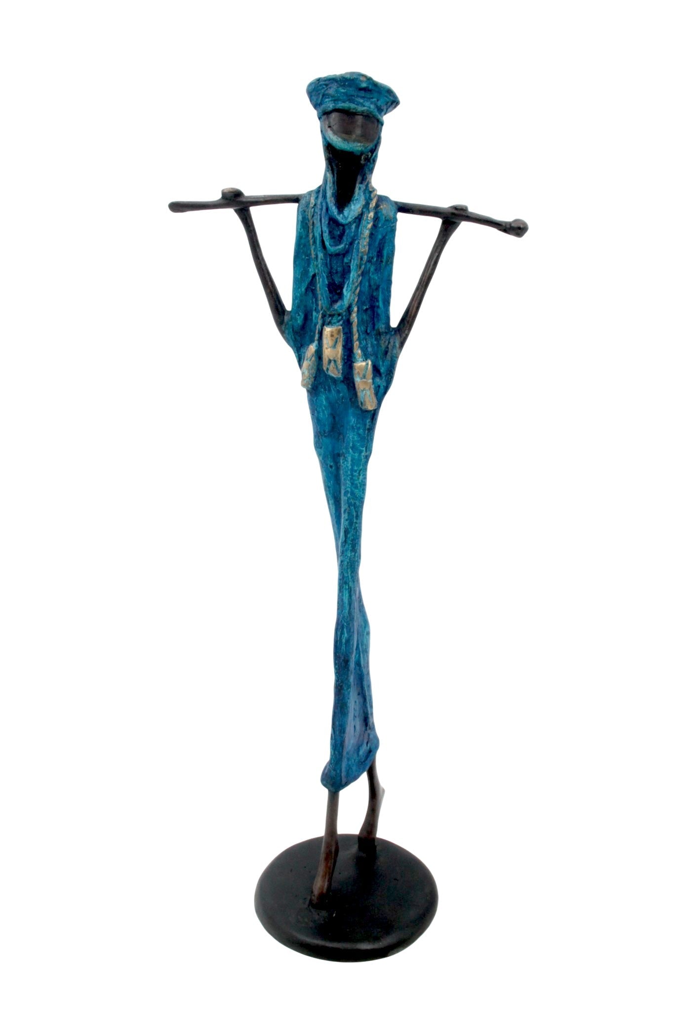 Bronze 55 cm bleu n°7 