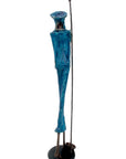 Bronze 55 cm bleu n°9 