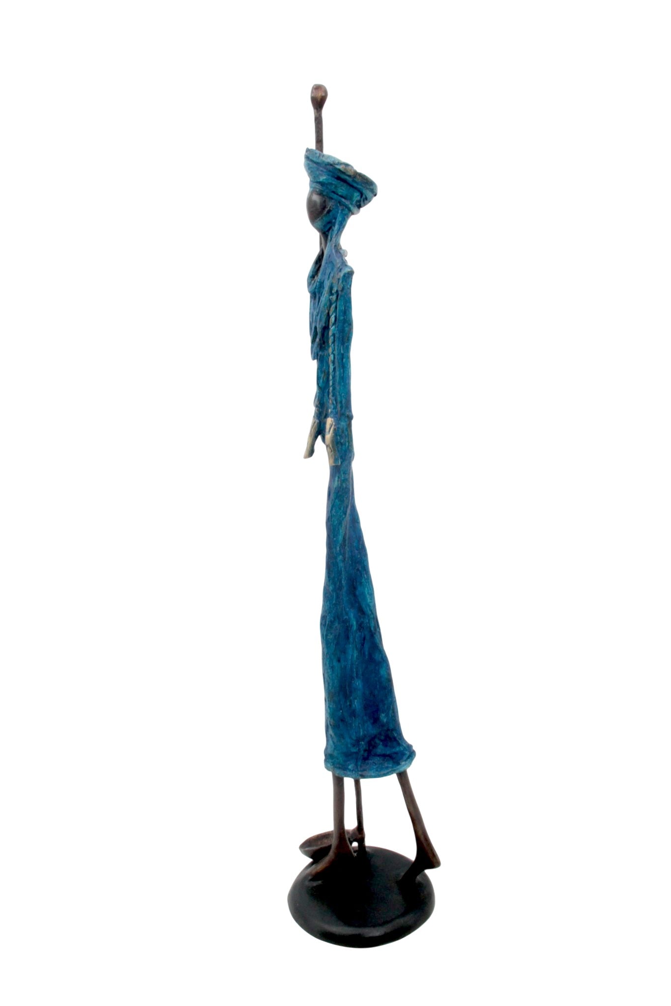 Bronze 55 cm bleu n°9 