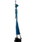 Bronze 55 cm bleu n°9 