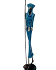 Bronze 55 cm bleu n°9 