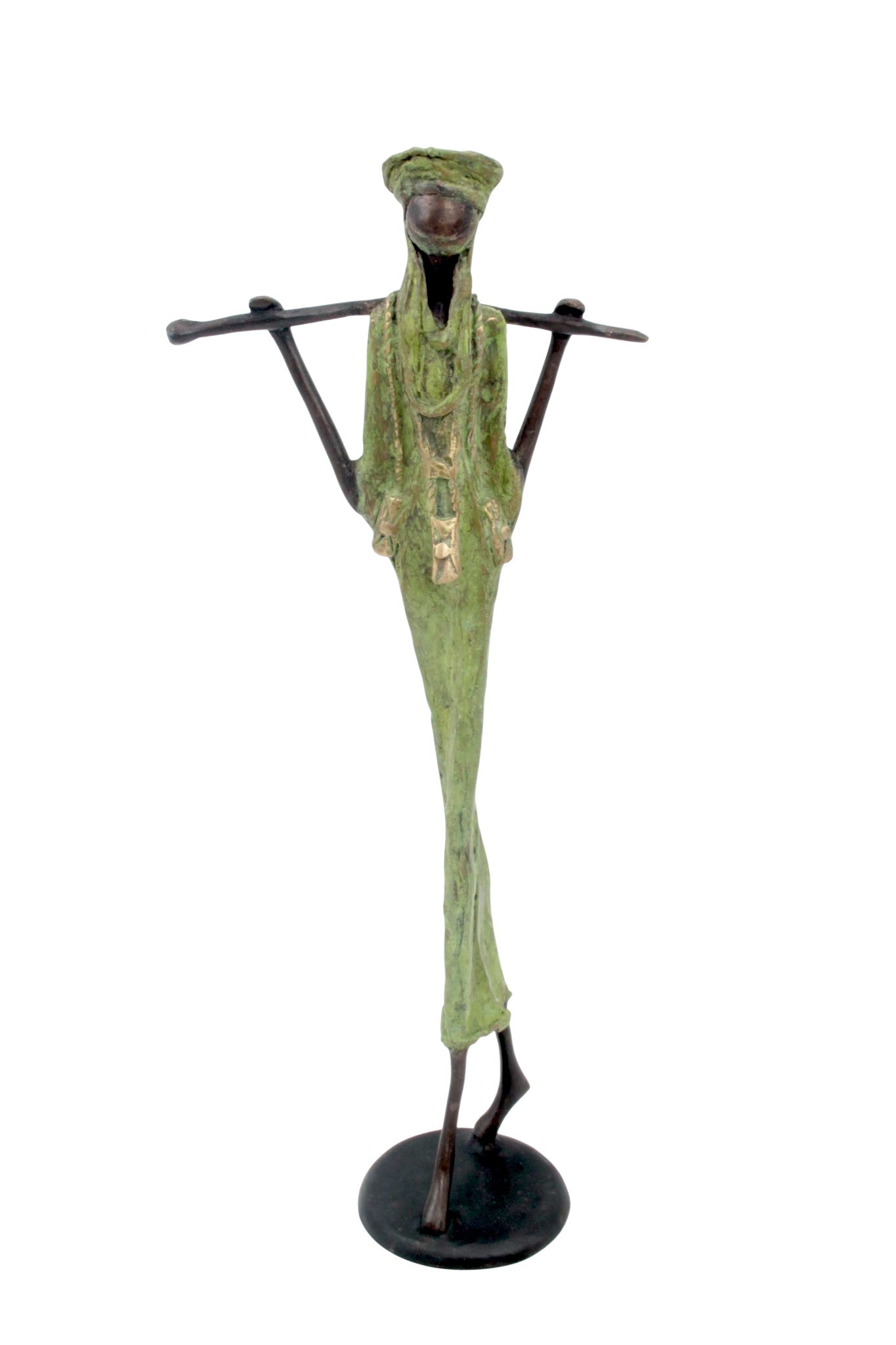 Bronze 55 cm vert n°13 