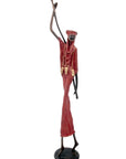 Bronze 55 cm rouge n°1 